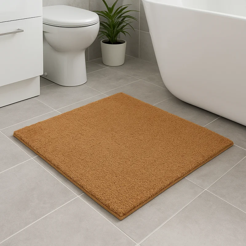 Coir Mat in Bathroom