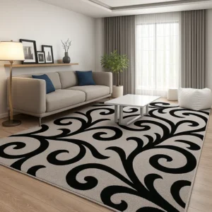 Custom Carpet in Living Room