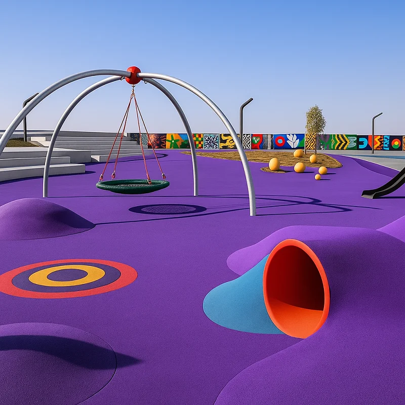 EPDM Flooring in Playground
