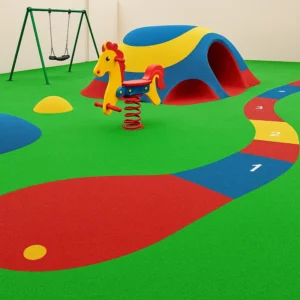 EPDM Flooring in School
