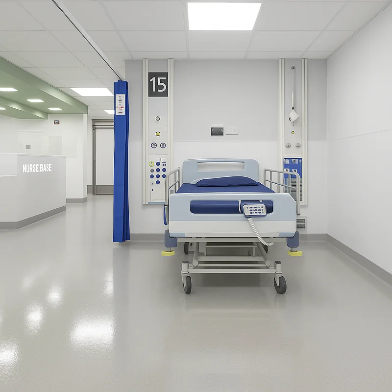 Epoxy Floor Coating in Hospital