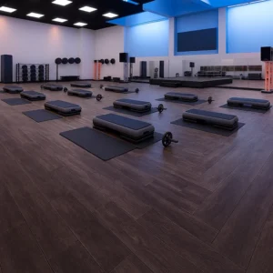Gym Flooring in Group Fitness Studio