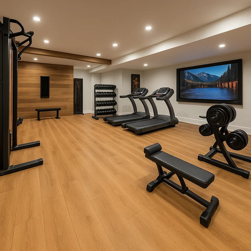 Gym Flooring in Home