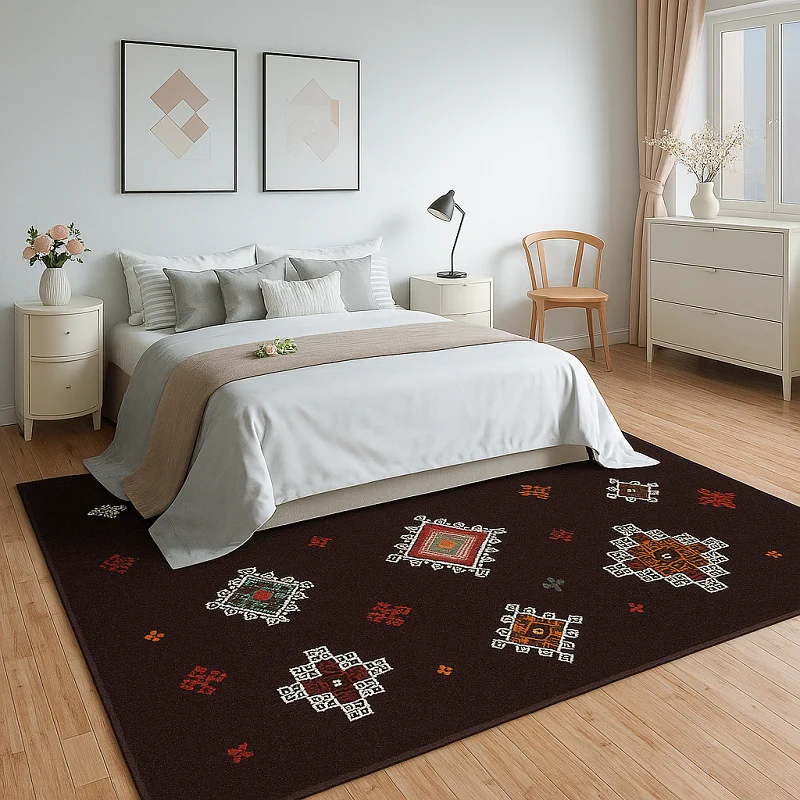 Handmade Rug in Bedroom