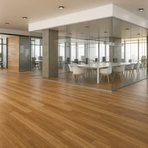 Hardwood Flooring in Office