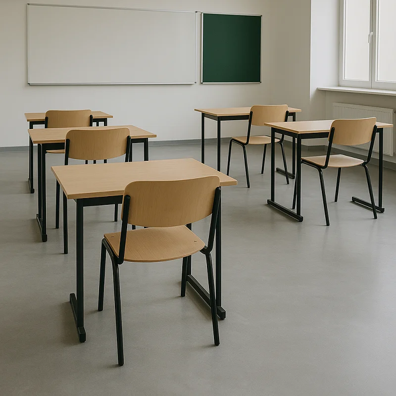 Resin Flooring in School