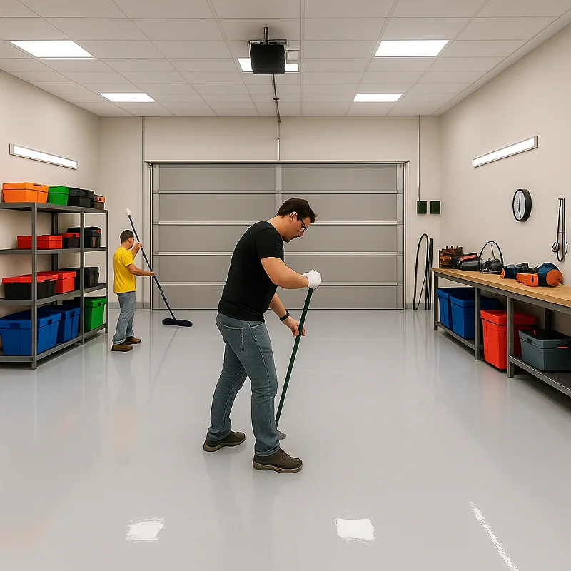 Self Leveling in Garage