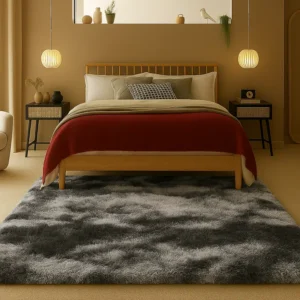 Shaggy Rugs in Bedroom