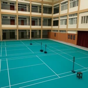 Sports Vinyl Flooring in school Playground