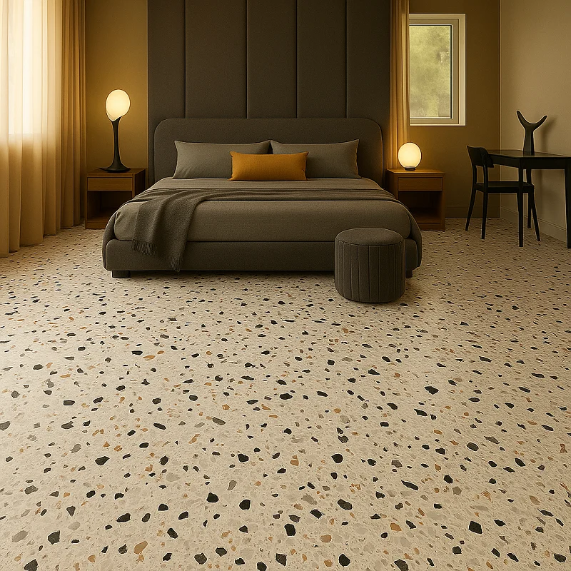 Terrazzo Tiles in Bedroom