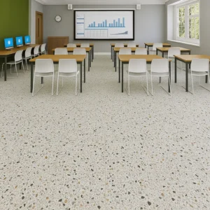 Terrazzo Tiles in Classroom