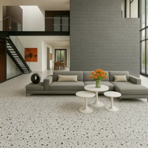 Terrazzo Tiles in Living Room