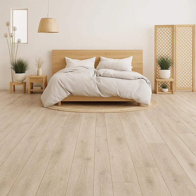 Vinyl Tiles in Bedroom