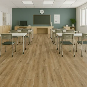 Vinyl Tiles in Class Room