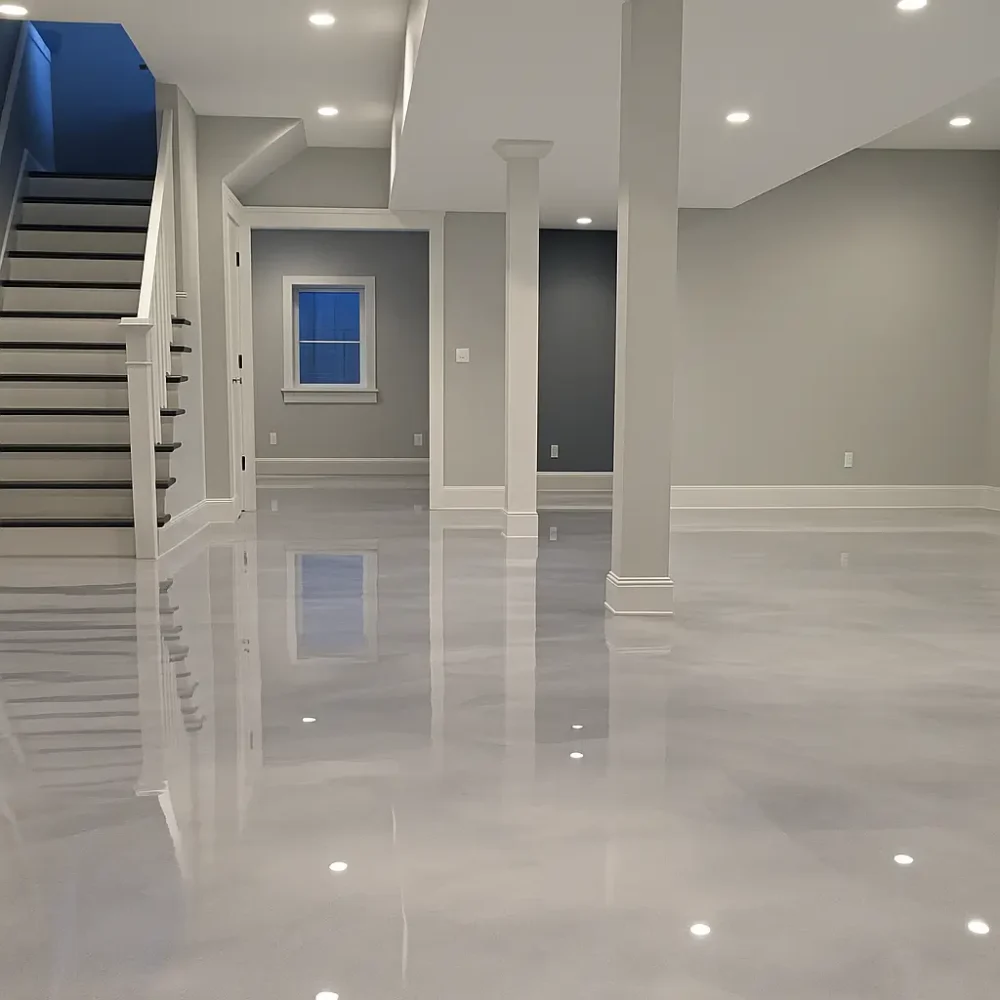Commercial Epoxy Basement Flooring