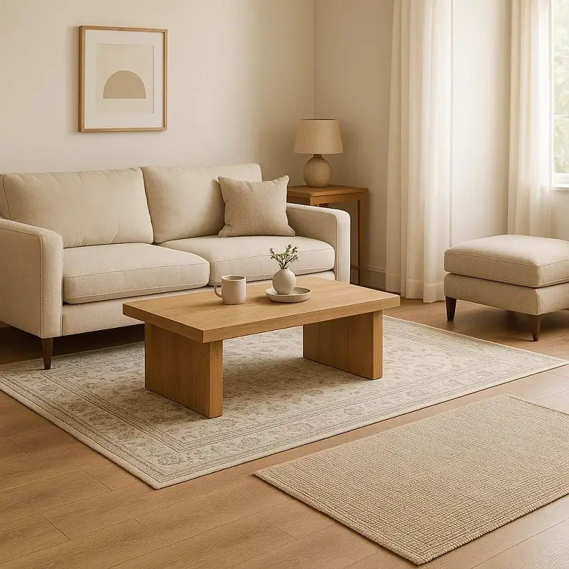 Residential Beige Rugs