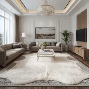 Animal Skin Carpets in Lounges and Sitting Areas