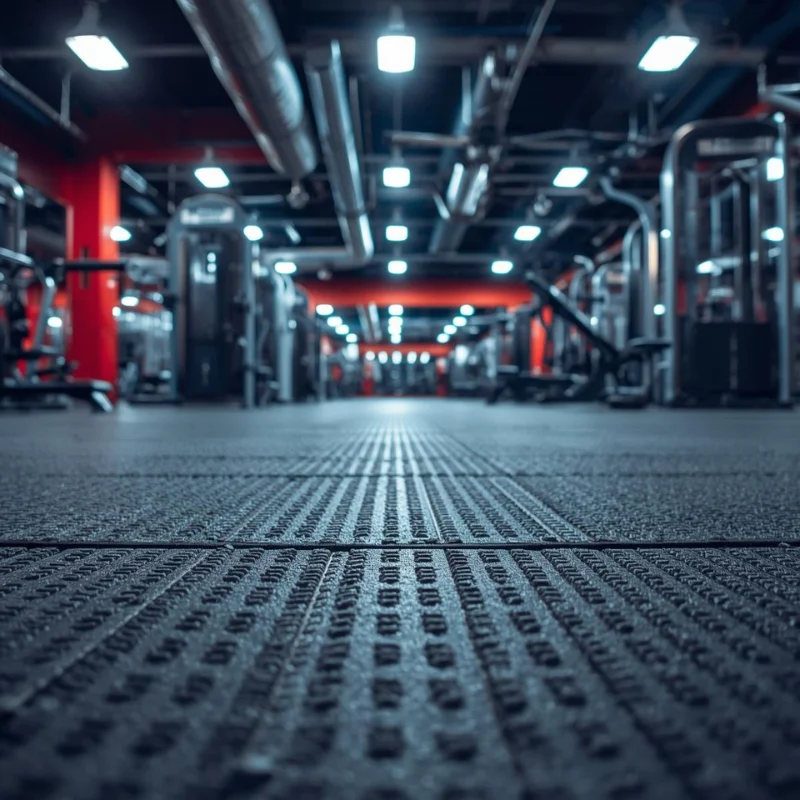 Anti Slip Flooring in Gym Area