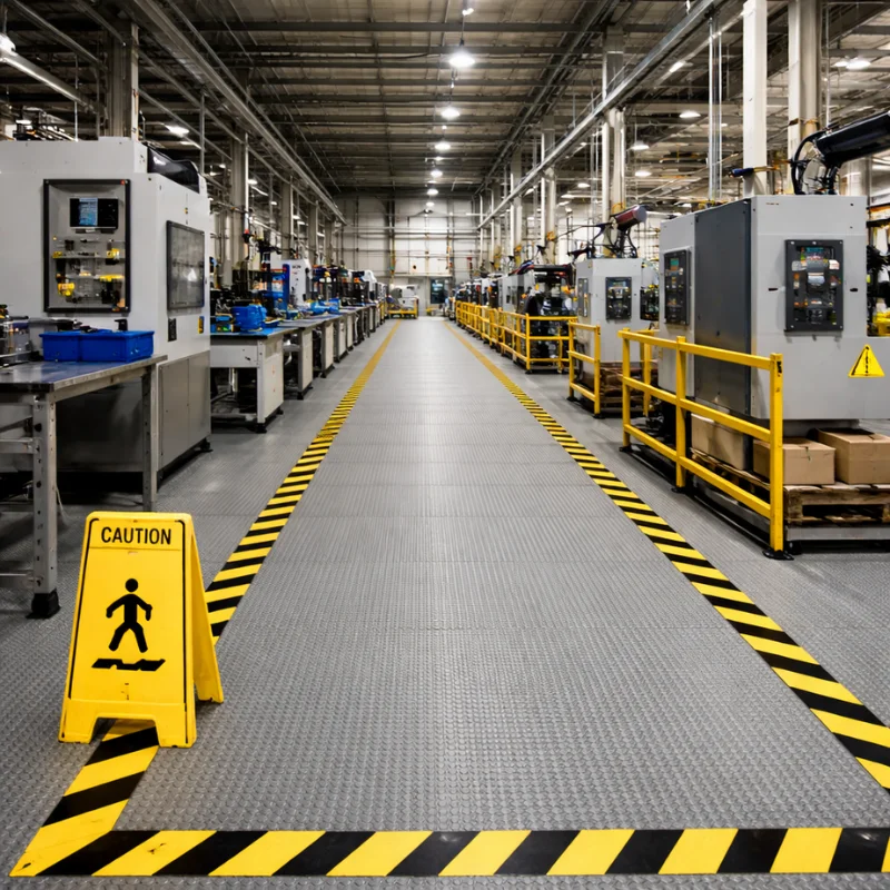 Anti Slippery Flooring in Commercial Entrances