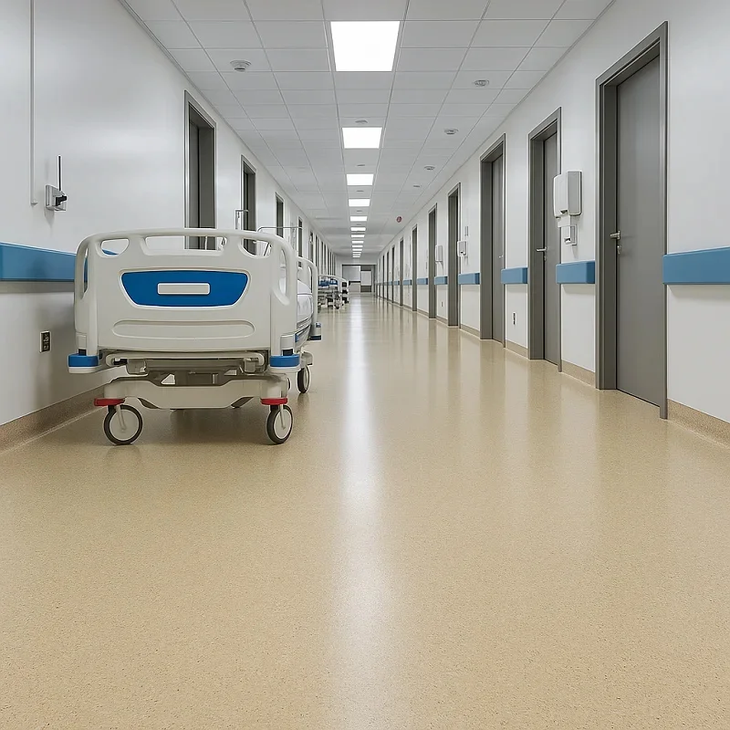Anti Slippery Flooring in Hospitals