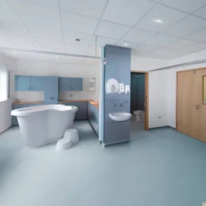 Bathroom Flooring in Hospital