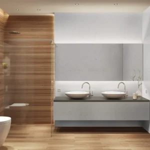 Bathroom Flooring in Hotel