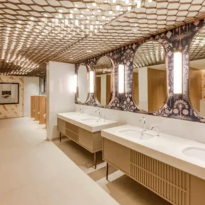 Bathroom Flooring in Shopping Mall