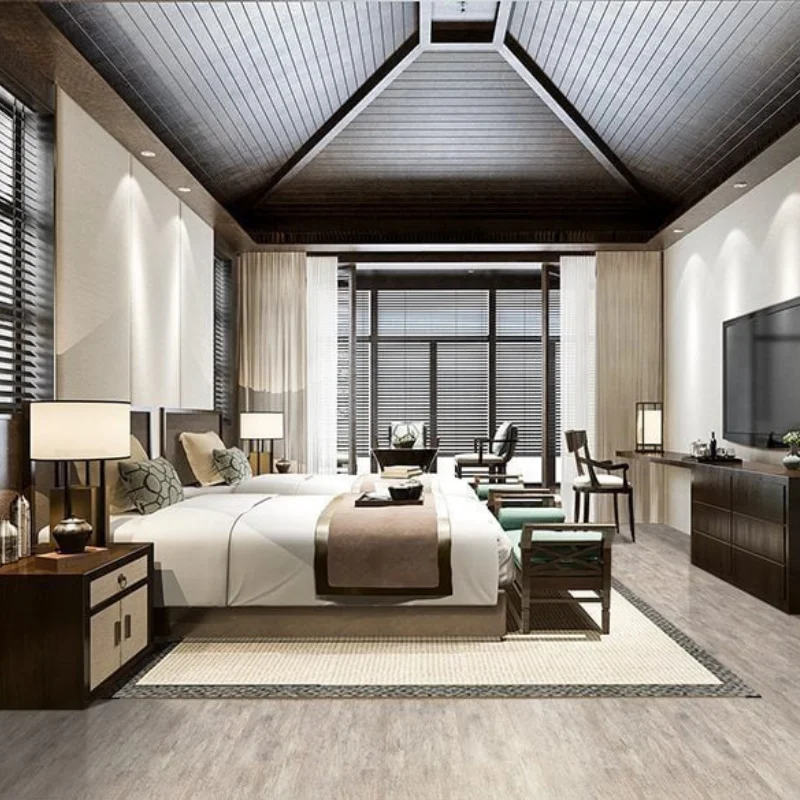 Bedroom Flooring in Hotel Room