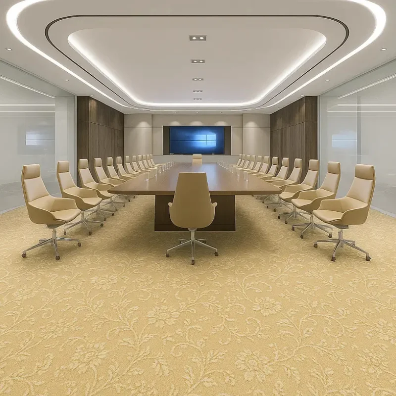 Beige Carpet in Conference Room