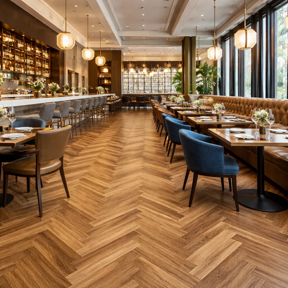 Commercial Oak Parquet Flooring