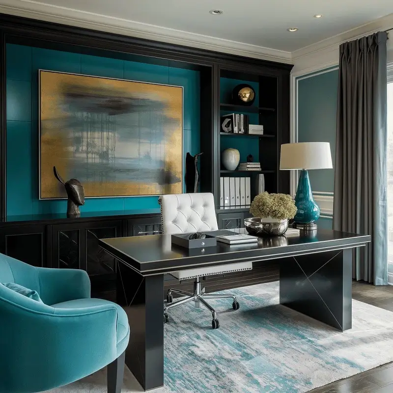 Commercial Teal Rugs