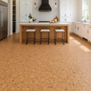 Cork Flooring Tiles in Kitchens