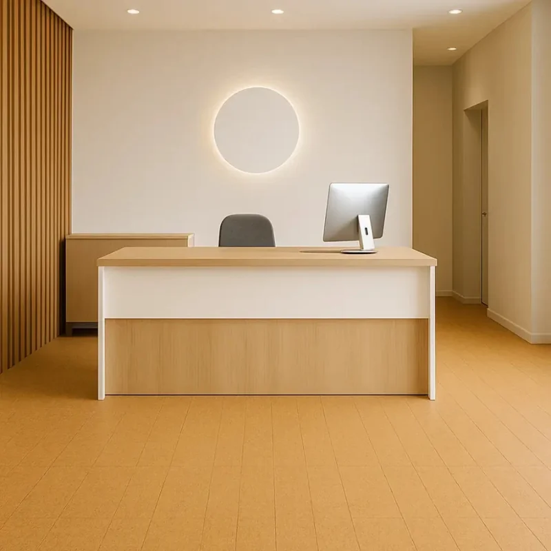 Cork Flooring Tiles in Offices