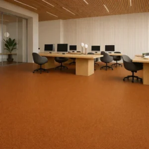 Cork Flooring in Office