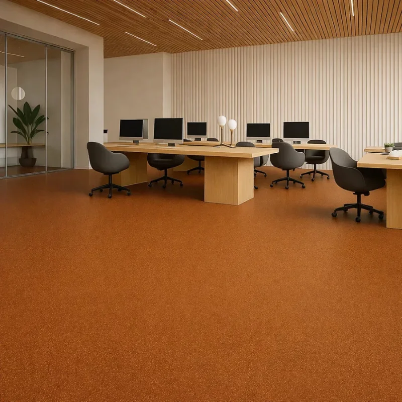 Cork Flooring in Office