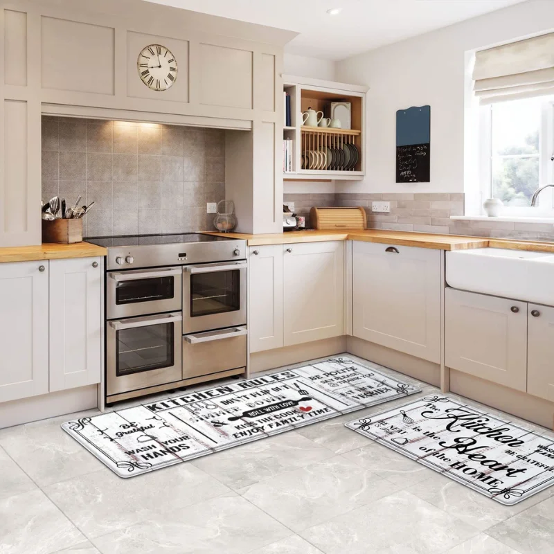 Customized Mats in Kitchen