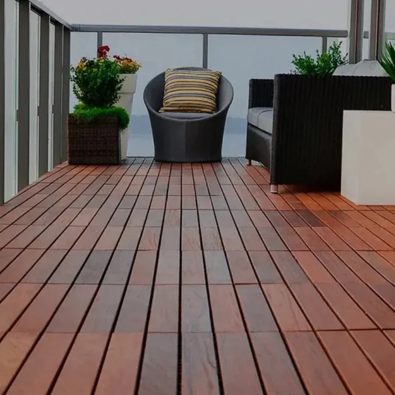 Decking Wood in Hotel