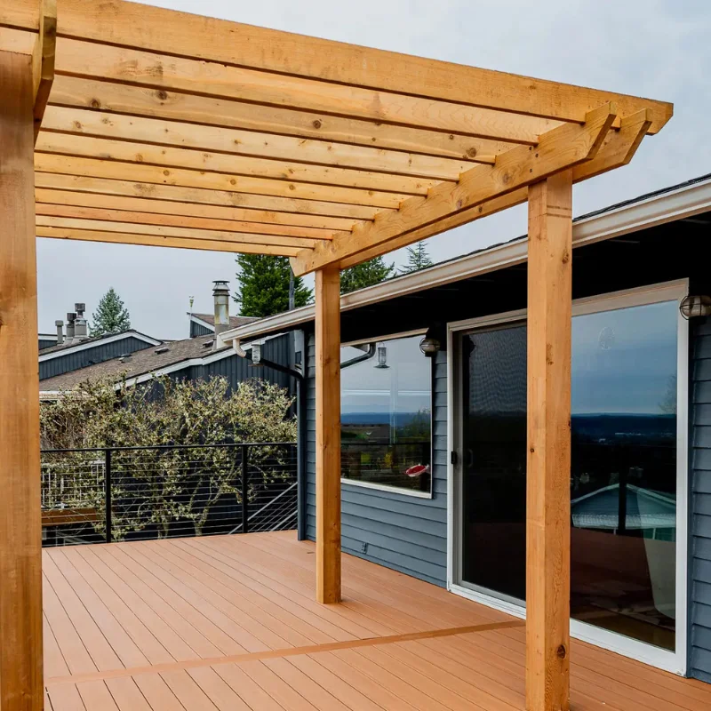 Decking Wood in Patios