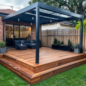 Decking Wood in Patios