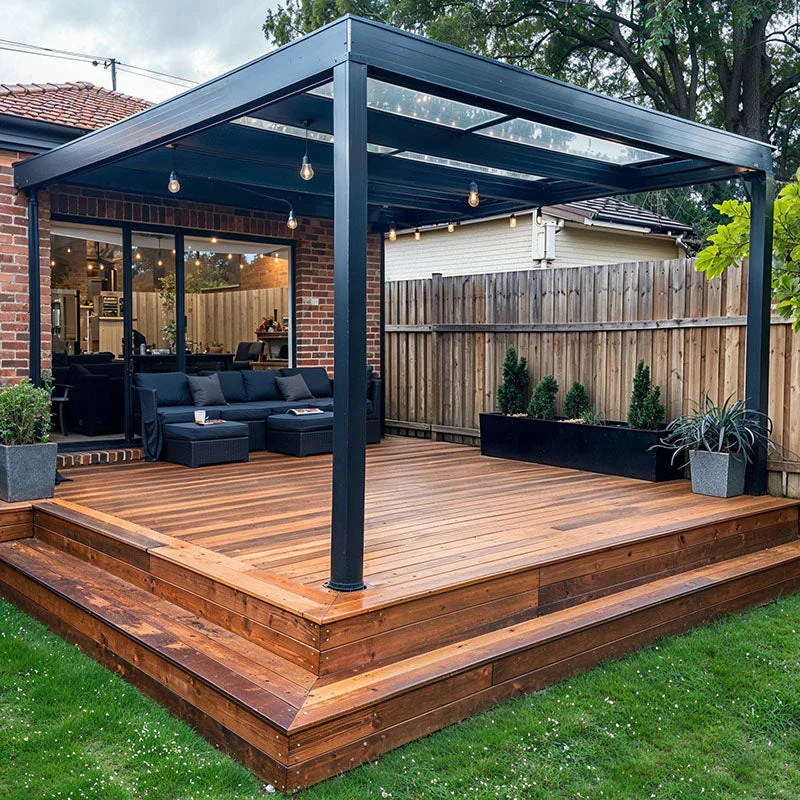 Decking Wood in Patios