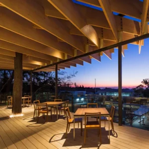 Decking Wood in Restaurants