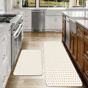 Dotted Mats in Kitchen