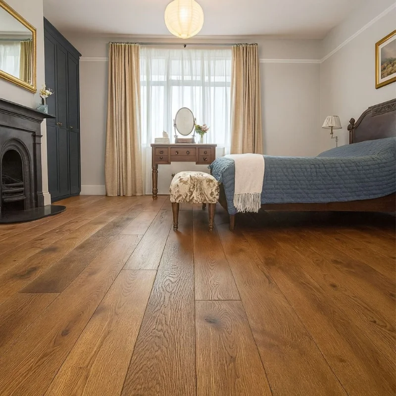 Engineered Wood Flooring in Bedroom