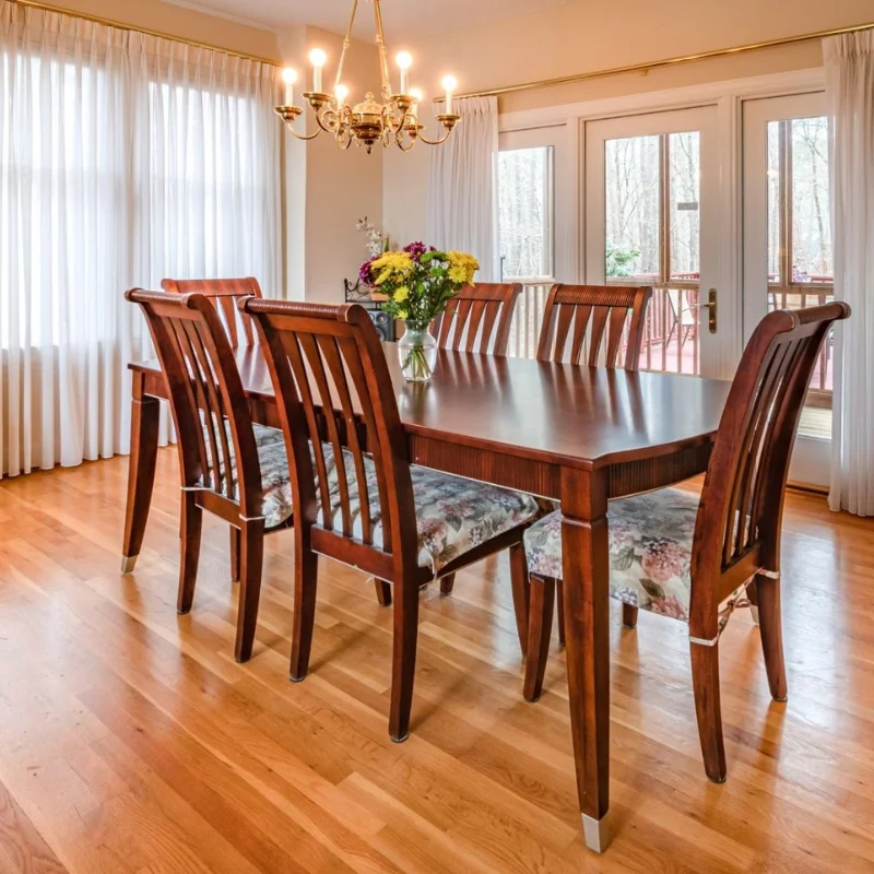 Engineered Wood Flooring in Dining Area
