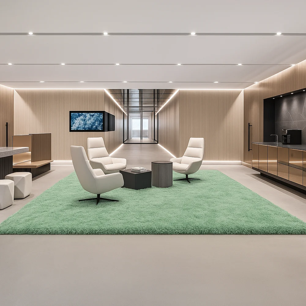 Green Rugs for Commercial Spaces