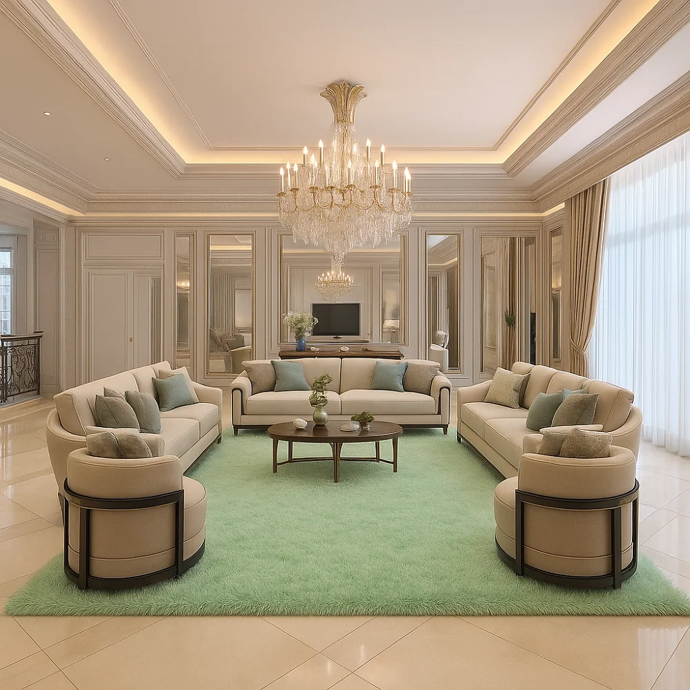 Green Rugs for Residential Spaces