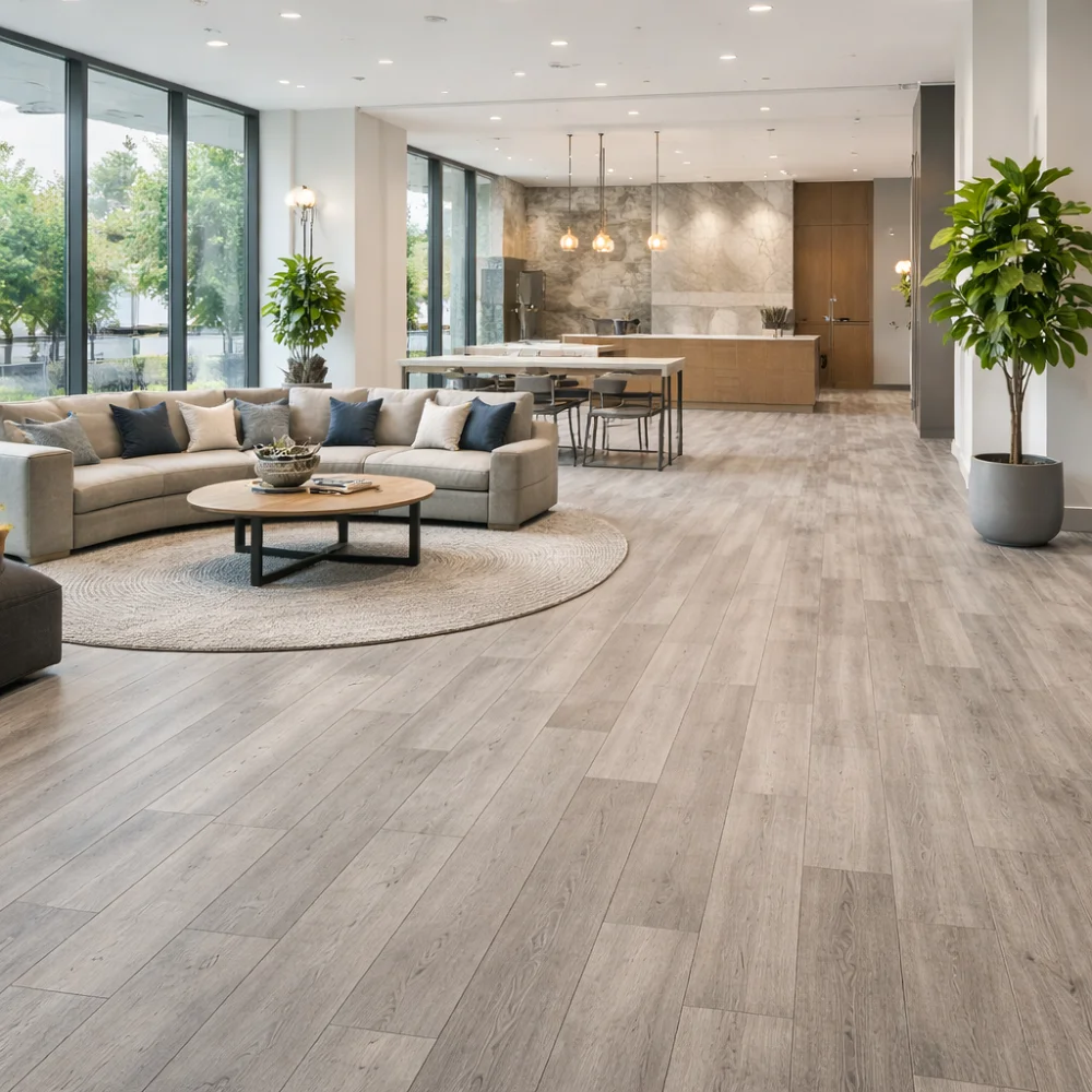Grey Floorboards for Commercial Spaces