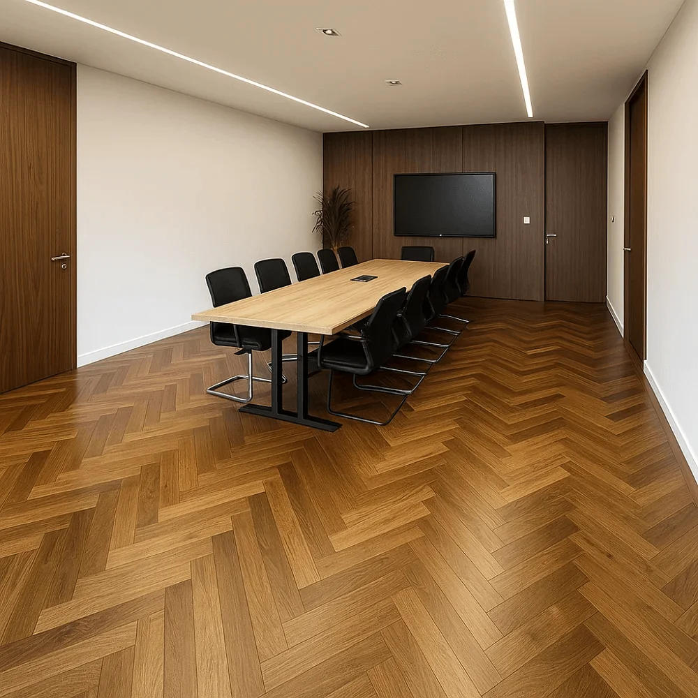 Herringbone Floorboards for Commercial Spaces