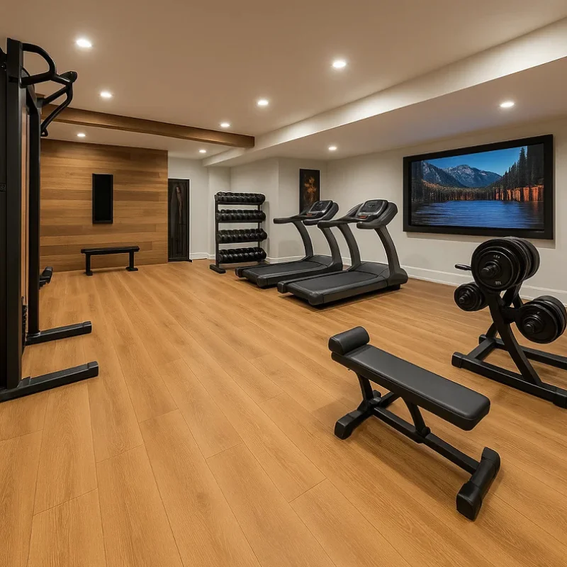 Hybrid Flooring in Gyms