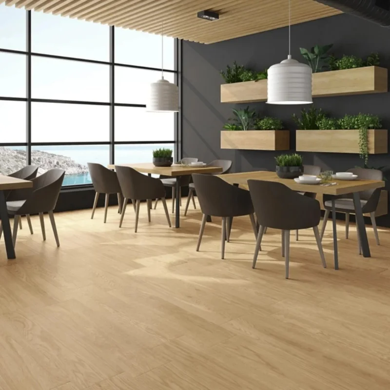 Hybrid Flooring in Restaurant